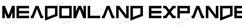 Meadowland ExpandedR字体转换
